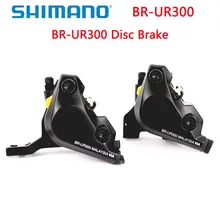 SHIMANO BR UR300 mtb Гидравлический дисковый тормозной суппорт с плоским креплением с B01S полимерные тормозные колодки Аксессуары для велосипеда коробка