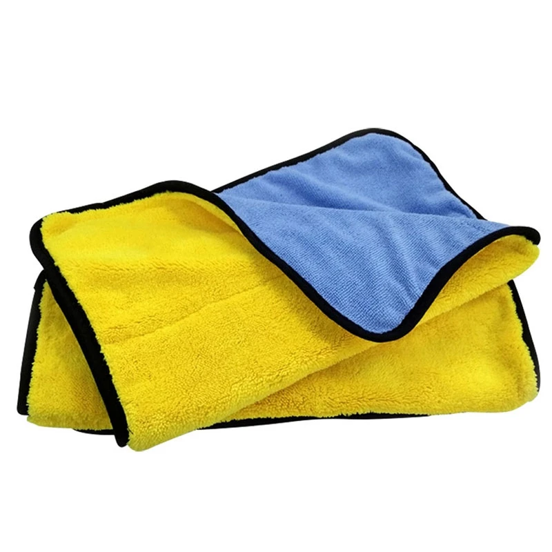 Mayitr 45*38cm Car Microfiber Soft Cleaning Cloth Drying Waxing Polish Towel Grey for Car Auto