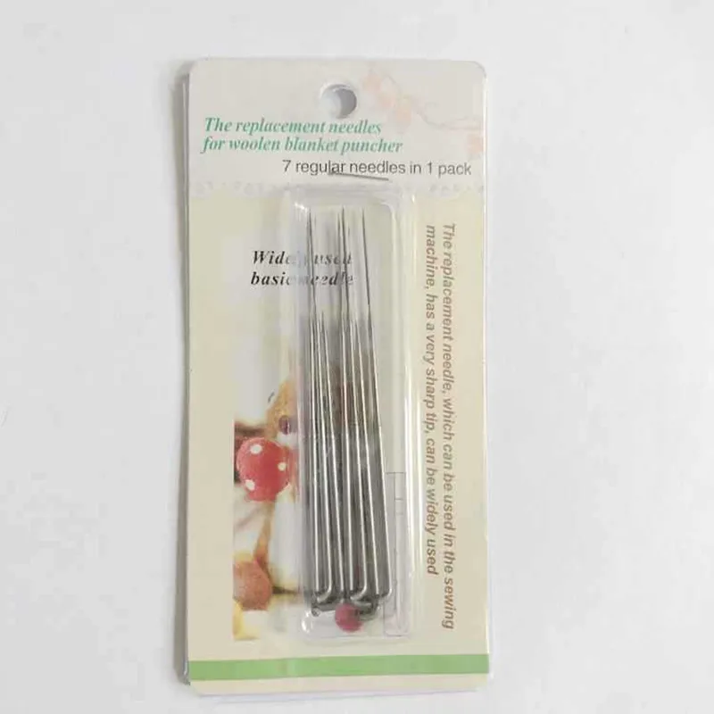 

7Pcs/Set 80mm Felting Needles Artesanato Wool Felt Pcked Needles Set Felting DIY Craft Felt Tools