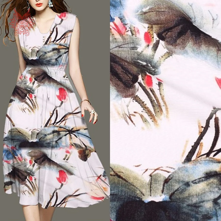 Aliexpress.com : Buy American style ink floral print fake