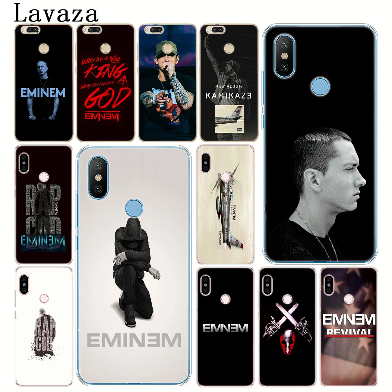 

Lavaza pop Eminem Hard Phone Shell Case for Xiaomi MI Redmi GO S2 6A 4A Plus Note 7 5 4 4X 6 Pro 5A Prime Cover
