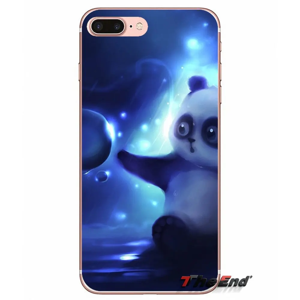 Супер милая панда прокатки для Sony Xperia Z Z1 Z2 Z3 Z5 compact M2 M4 M5 E3 T3 XA Aqua LG G4 G5 G3 G2 мини Капа