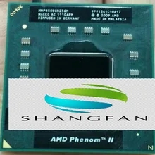 Процессор процессора ноутбука AMD Phenom P650 HMP650SGR23GM P650 cpu двухъядерный 2,60 ГГц 2 Мб кэш-памяти L2 разъем S1(S1g4) PGA638