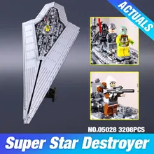 Nueva LEPIN 05028 Star Wars Execytor Super Star Destroyer Modelo Kit de Construcción de Ladrillo Bloque de Juguete de Regalo Compatible 10221