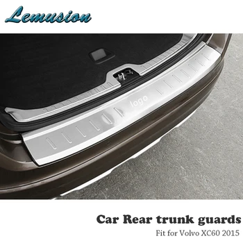 

MCrea 1PC Stainless Steel Car Rear Bumper Trunk Guards Cover Trim For Volvo XC60 2009 2010 2011 2012 2013 2014 2015 Accessories
