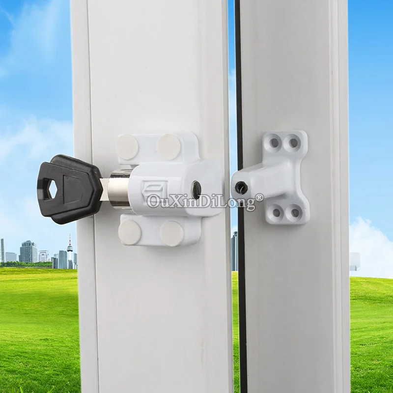 5PCS Child Safety Zinc Alloy Lock for the Aluminum Hinged Window Safe