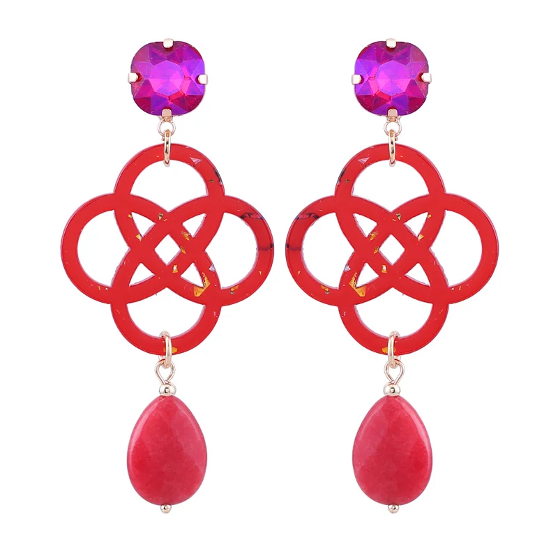 Drop earrings for woman fashion Jewelry Oorbellen (9)