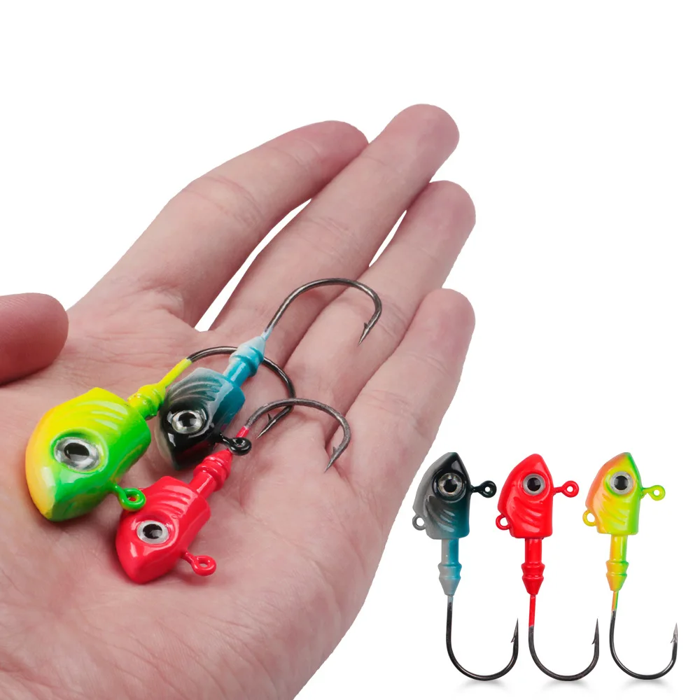 1PCS Fishing lure hook 10g-43g lead fish jig head peche carpe gancho de pesca carp fishing hooks tackle tolls accessories