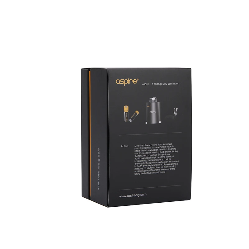 Original Aspire Proteus E-hookah E Cigarettes Kit 18650 Hookah Vaporizer 10ml Tank Aspire Proteus MOD Atomizer Kit 07