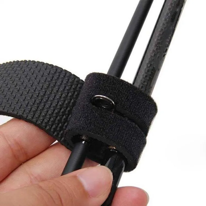 2 pcs جديد أدوات الصيد قضيب التعادل حزام حزام معالجة مرونة التفاف الفرقة حامل عمود اكسسوارات الغوص المواد عدم الانزلاق شركة