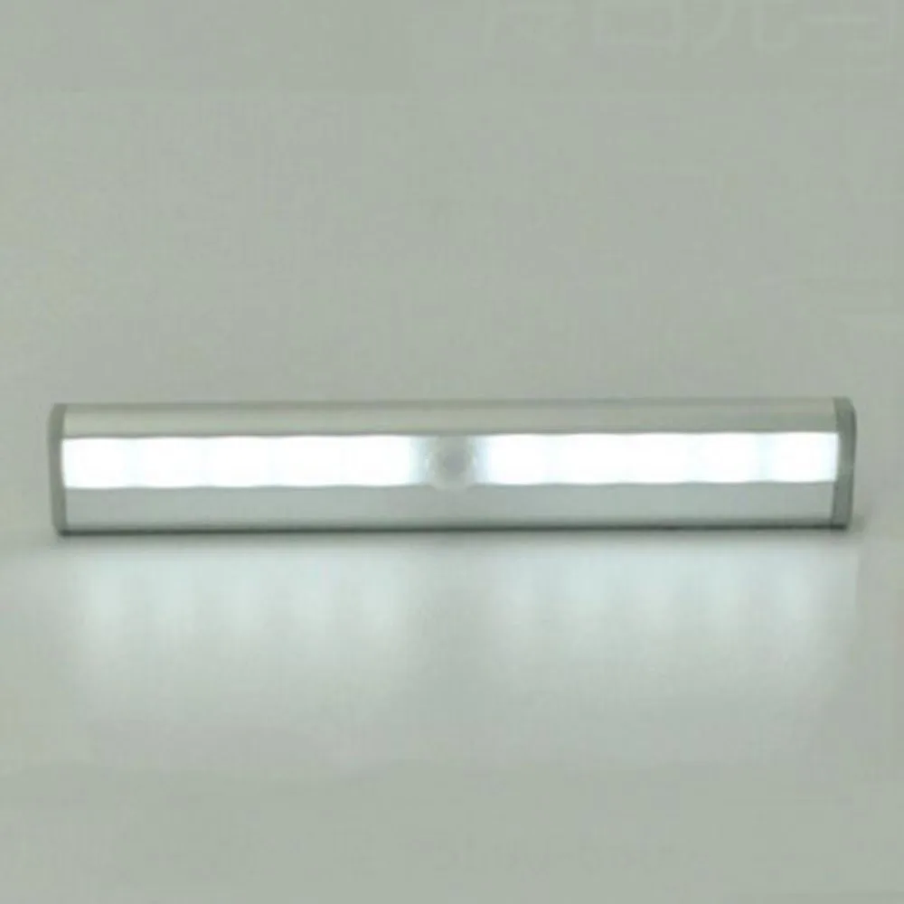 10 Светодиодный светильник с датчиком движения PIR, лампа для шкафа, лампа для шкафа, ночник - Цвет: coldwhite