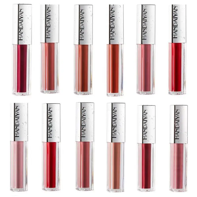 

Matt Lipstick Women Makeup Brand Matte Lip Gloss Lip Tint Makeup Waterproof Liquid Lipstick Tinta Para Labios