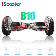 iScooter 10 inch Electric Hoverboards with Bluetooth Speaker Carry font b Bag b font Self Balancing