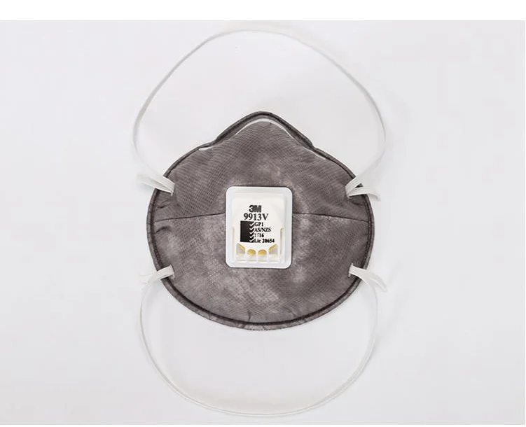 3M 9913V Пылезащитная маска с активированным углем против частиц с клапаном/Органическое Снижение запаха пара(тип повязки