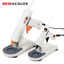 NEWACALOX 100-240 В термоплавкий клеевой пистолет с 7 мм/11 мм термоплавкий клей-карандаш 20 Вт/150 Вт термоклеевой пистолет для дома и школы DIY инструменты с основой