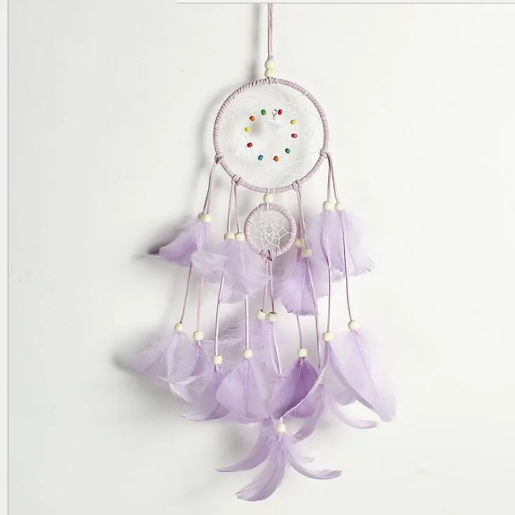 

Indian Style Dreamcatcher Handmade Wind Chimes Hanging Pendant Dream Catcher Home Wall Art Hangings Decorations