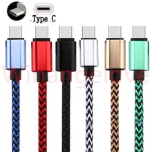 1 м 2 м 3 м Тип c Ткань плетеный кабель USB Наборы аксессуаров для телефонов для OnePlus 2 для zuk Z1 для samsung S8 S9