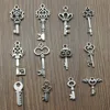 30pcs/lot Key Charms Pendant Antique Silver Color Vintage Key Charm Pendants Jewelry Accessories DIY Retro Key Charms ► Photo 1/2