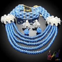 Free Shipping Fashion Gold African Beads Jewelry sets Wholesale Beads Bridal Jewelry Set Wedding Jewelry Set