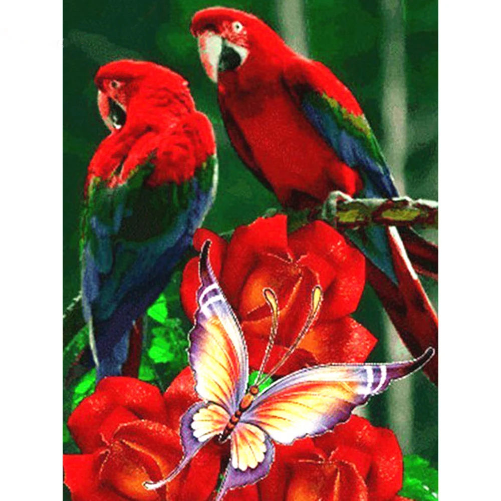 HUACAN-5D-Diamond-Painting-Bird-Diamond-Embroidery-Sale-Flower-Full-Square-Diamond-Mosaic-Picture-Rhinestone-Decor
