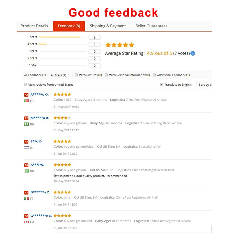 buy one get one red and green good feedback