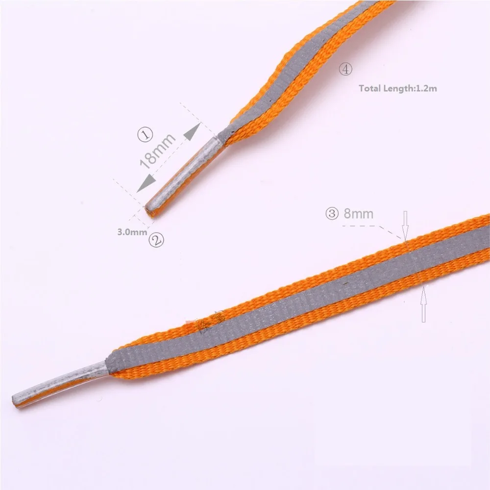 Reflective Shoelaces Two sided Reflective Running Shoelace