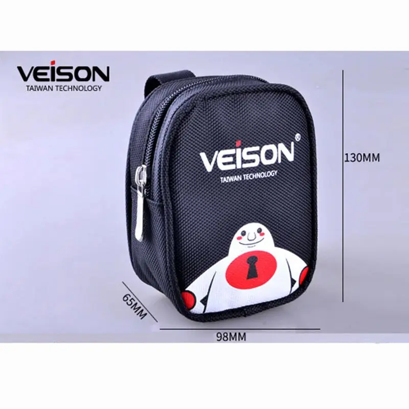 Veison черно-белая сумка для блокировки дисковой сигнализации, ткань Оксфорд, маленькая сумка с замком, висящая на мотоцикле/велосипеде, многофункциональная сумка