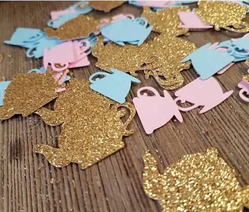 Birthday Alice In Wonderland Die Confettis Baby Shower Decorations