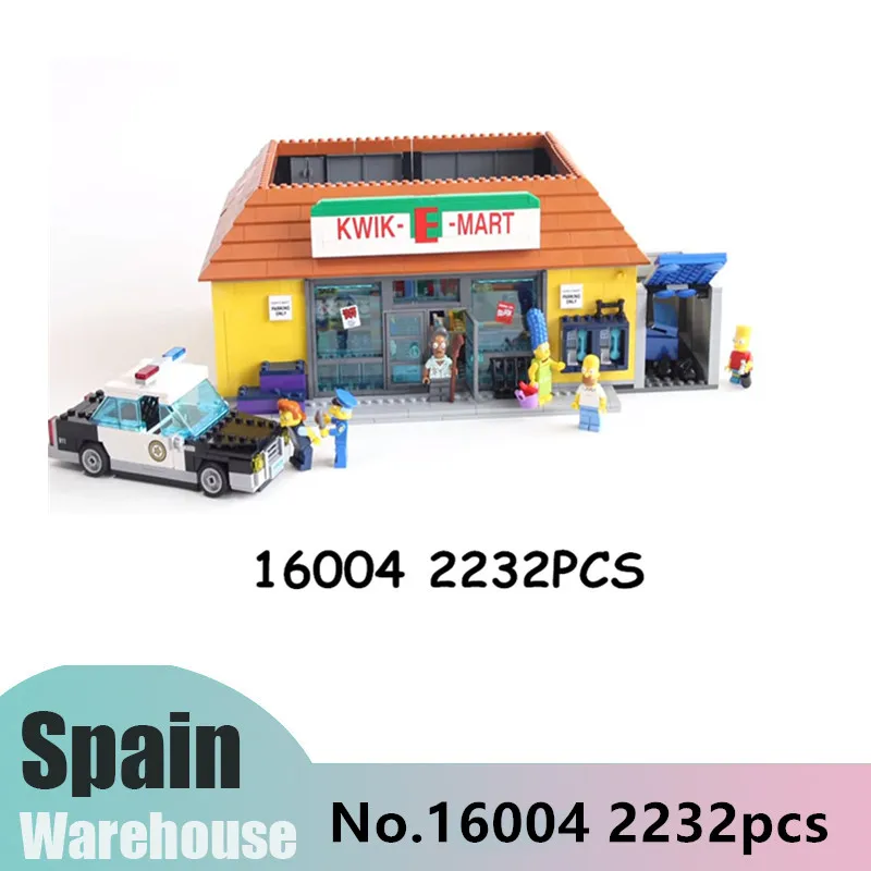 

Lepinblocks 16005 16004 Toy City Street Town Creator Series Simpsons King Houses Building Blocks 71006 71016 Castle Construction