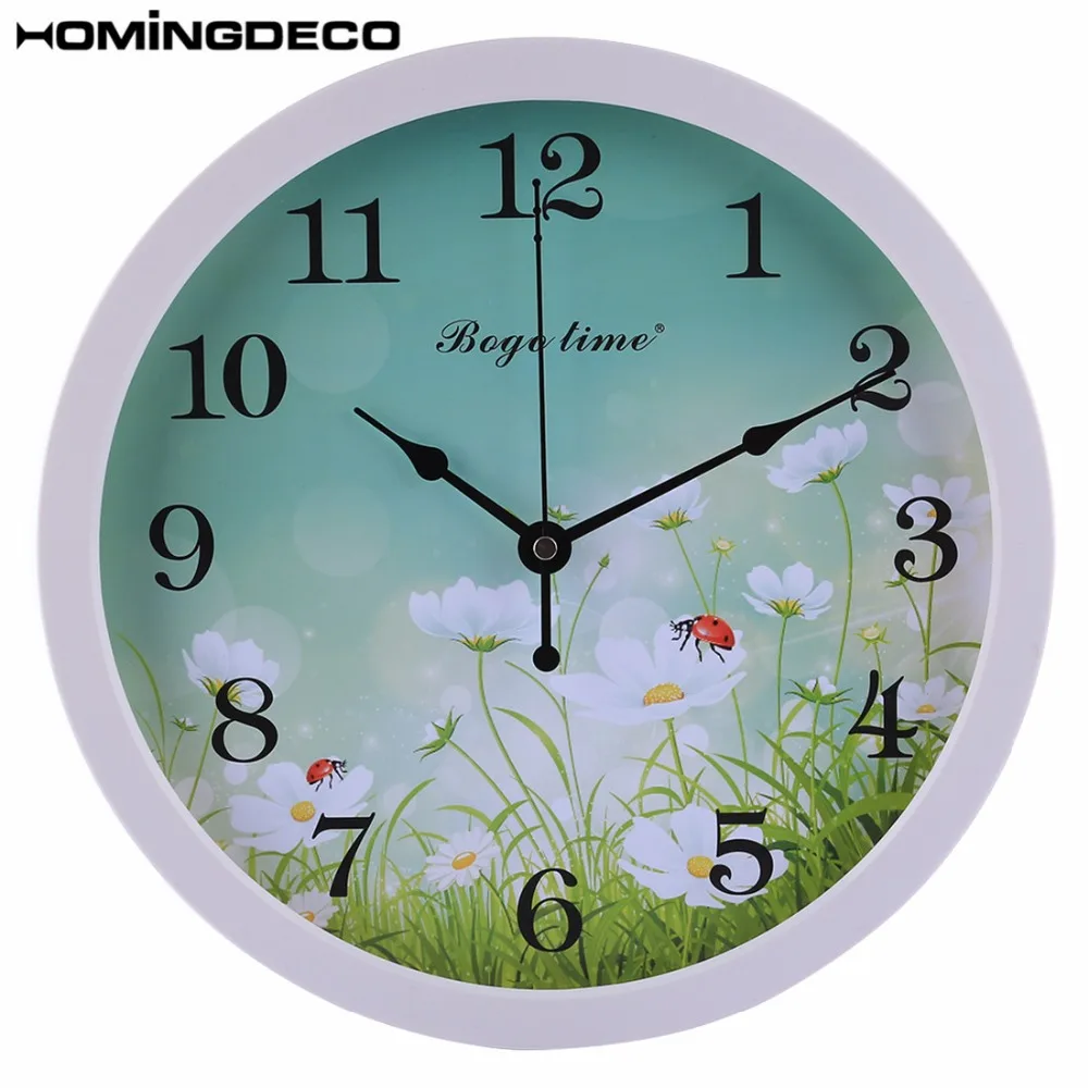 Homingdeco 12 Inch Simple Silent wall clock modern design clocks for