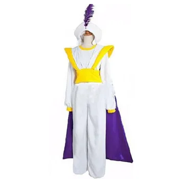 

2017 Custom Made Aladdin Lamp Prince Aladdin Costume Movie Cosplay Costume