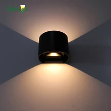 Водонепроницаемый наружный светильник настенный Регулируемый вверх вниз светодиодные настенные лампы/светодиодный настенный бра вход 85-265 в