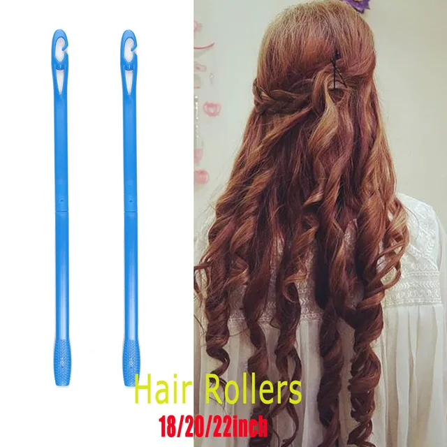18pcs/set 55cm long diameter 2.5cm easy use hair curlers roller krullen bigoudhair roller spiral curlsrulos para rizar cabello 18pcs/set 55cm long diameter 2.5cm easy use hair curlers roller krullen bigoudhair roller spiral curlsrulos para rizar cabello