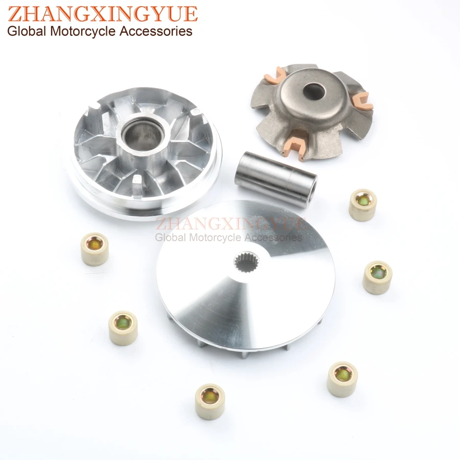 

Variator Set w / 9g-18g 18x14mm rollers for KEEWAY Arn F-Act Focus Logik Matrix Outlook Zahara 125cc GY6 152QMI 157QMJ 4-stroke