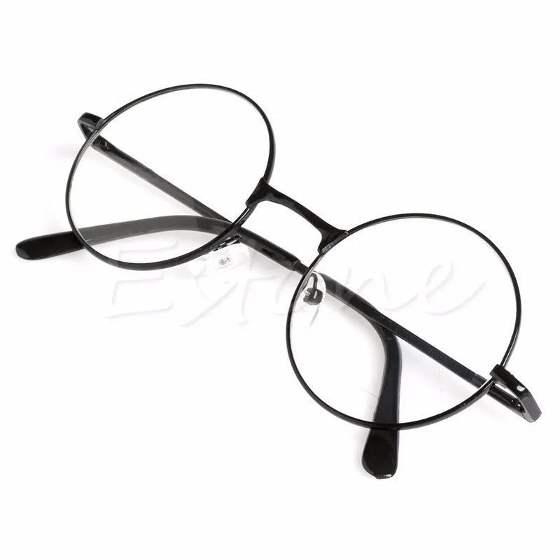 Для женщин Для мужчин с круглым носком в ретро стиле пресбиопические очки для чтения, металлические рамки личности Линзы для очков
