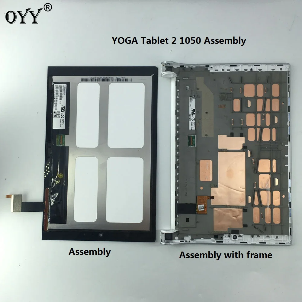 used LCD Display Panel Monitor Touch Screen Digitizer glass Assembly with frame For Lenovo Yoga tablet 2 1050 1050F 1050L 1050LC used LCD Display Panel Monitor Touch Screen Digitizer glass Assembly with frame For Lenovo Yoga tablet 2 1050 1050F 1050L 1050LC