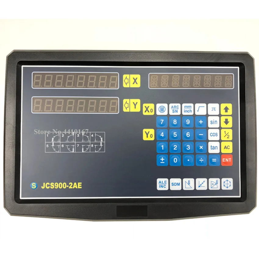 

Measuring Set Dro 110V 230V Kit 2 axis Set JCS900-2AE and Linear Scale 550mm Dimensions for all Machines Free Shipping