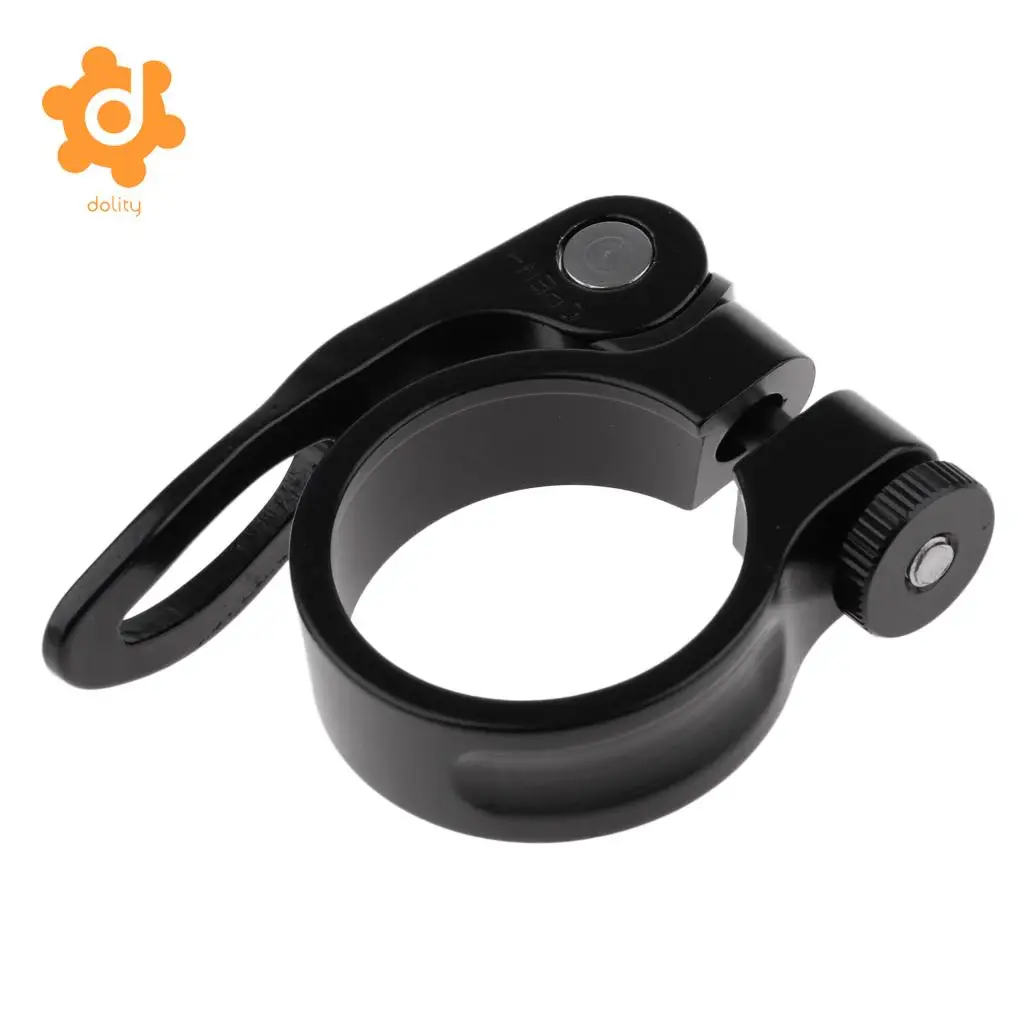 Bicycle Quick Release Seatpost Clamp 34.9mm MTB Bike Road Bike Casual Bike Seatpost Tube Holder Clip for added clamping force