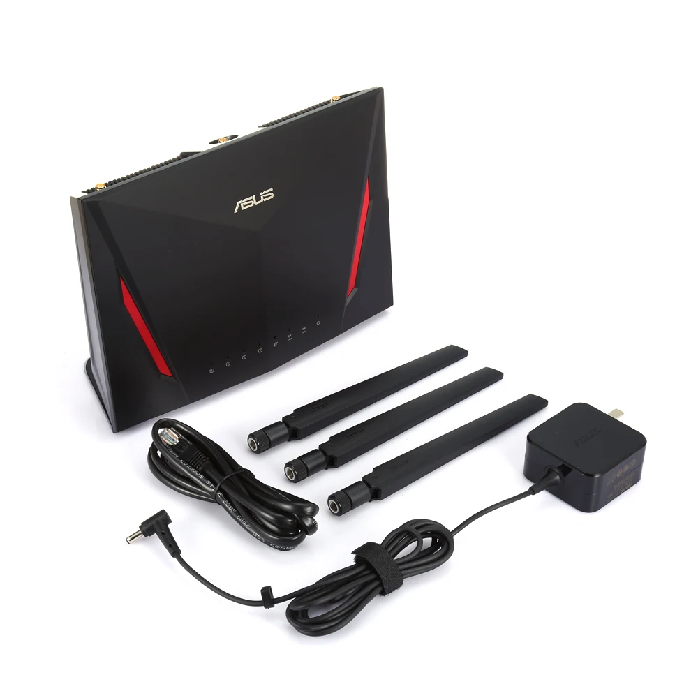  Original ASUS RT - AC86U Router Dual Core 2.4GHz 5GHz AC WiFi 1000Mbps LAN for Gaming Support USB