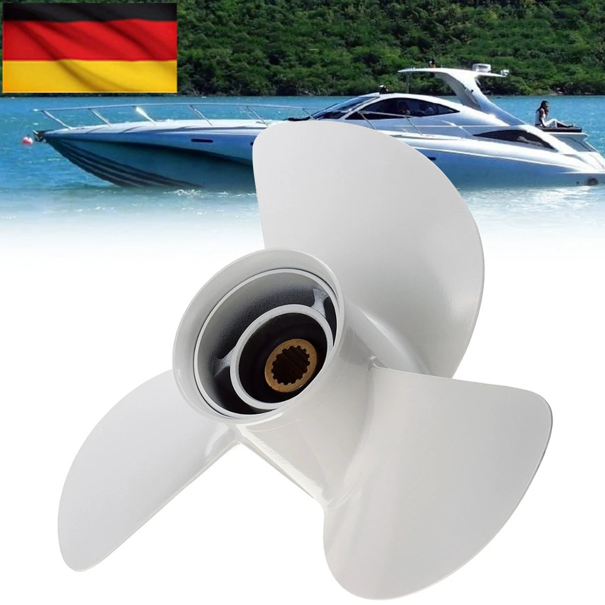6E5-45949-00-EL подходит для Yamaha 50-140HP 13 5/8x13 подвесной Пропеллер из алюминиевого сплава 3