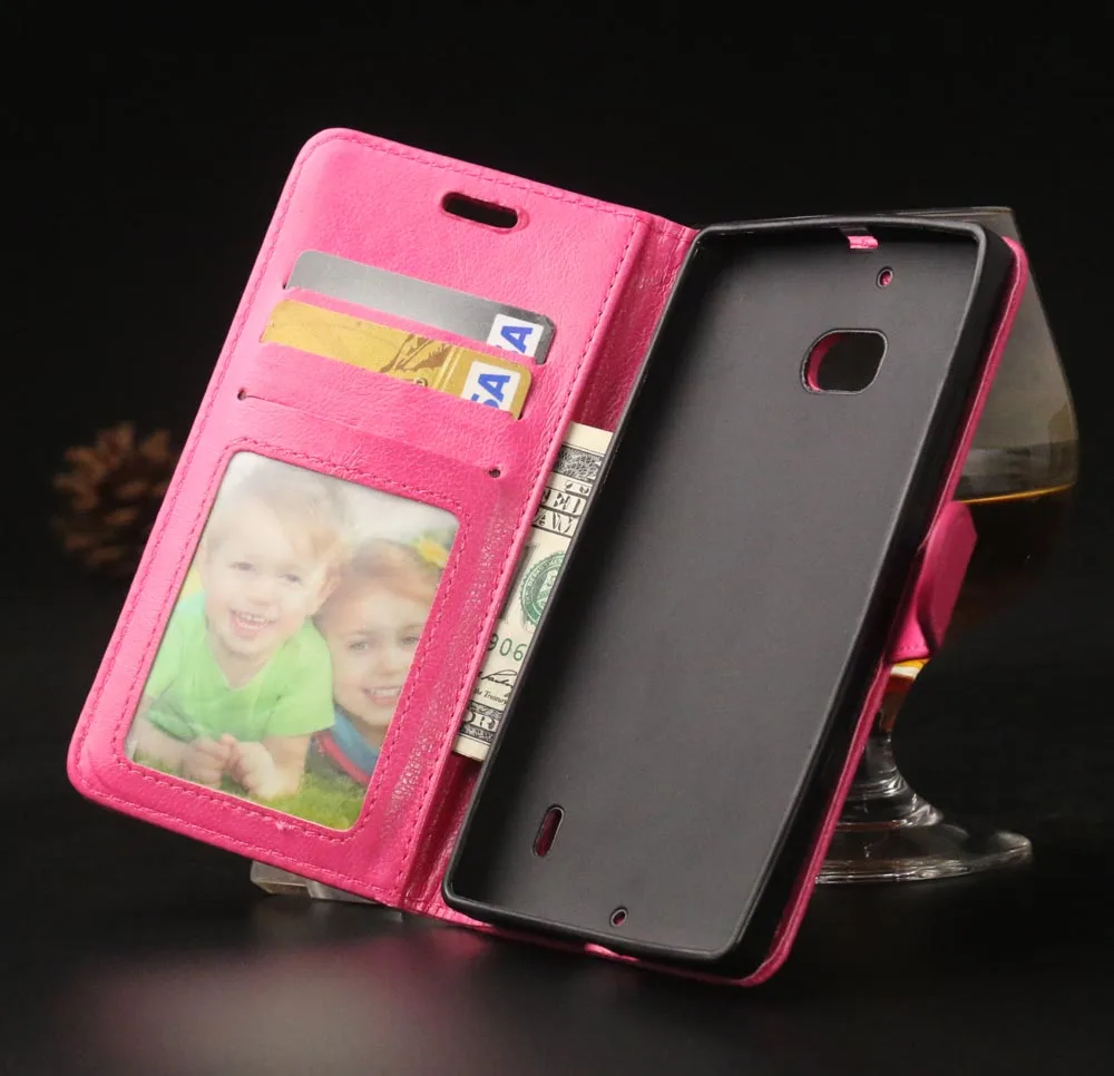 Роскошный дизайнерский чехол-подставка из искусственной кожи для Nokia Lumia 930