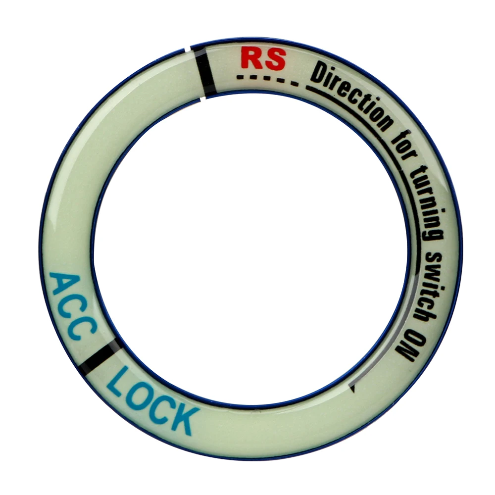 Lumiuous кольцо для ключей зажигания двигателя автомобиля для Mercedes W204 W210 AMG Benz Bmw E36 E90 E60 Fiat 500 Volvo S80
