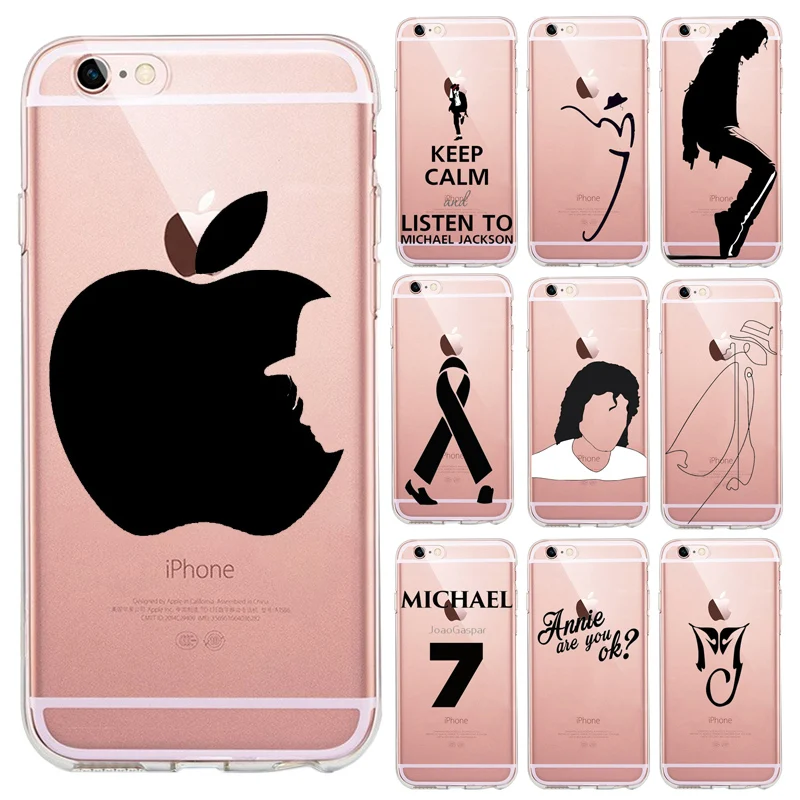 Transparent Iphone 7 Phone Case Mj Michael Jackson Do Telefone Para For Iphone 7 S 8 Plus X Xr 11 12pro Max Silicone Cidade Case Phone Case Covers Aliexpress