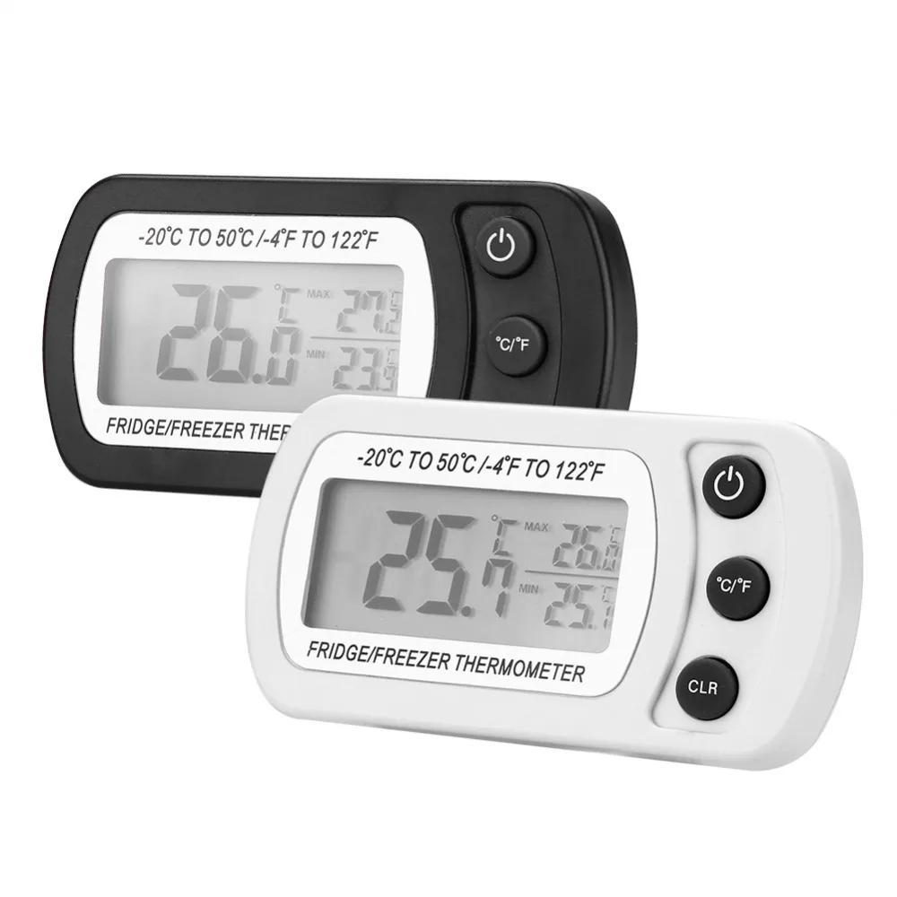 LCD Digital Thermometer Waterproof Indoor Fridge Freezer Refrigerator