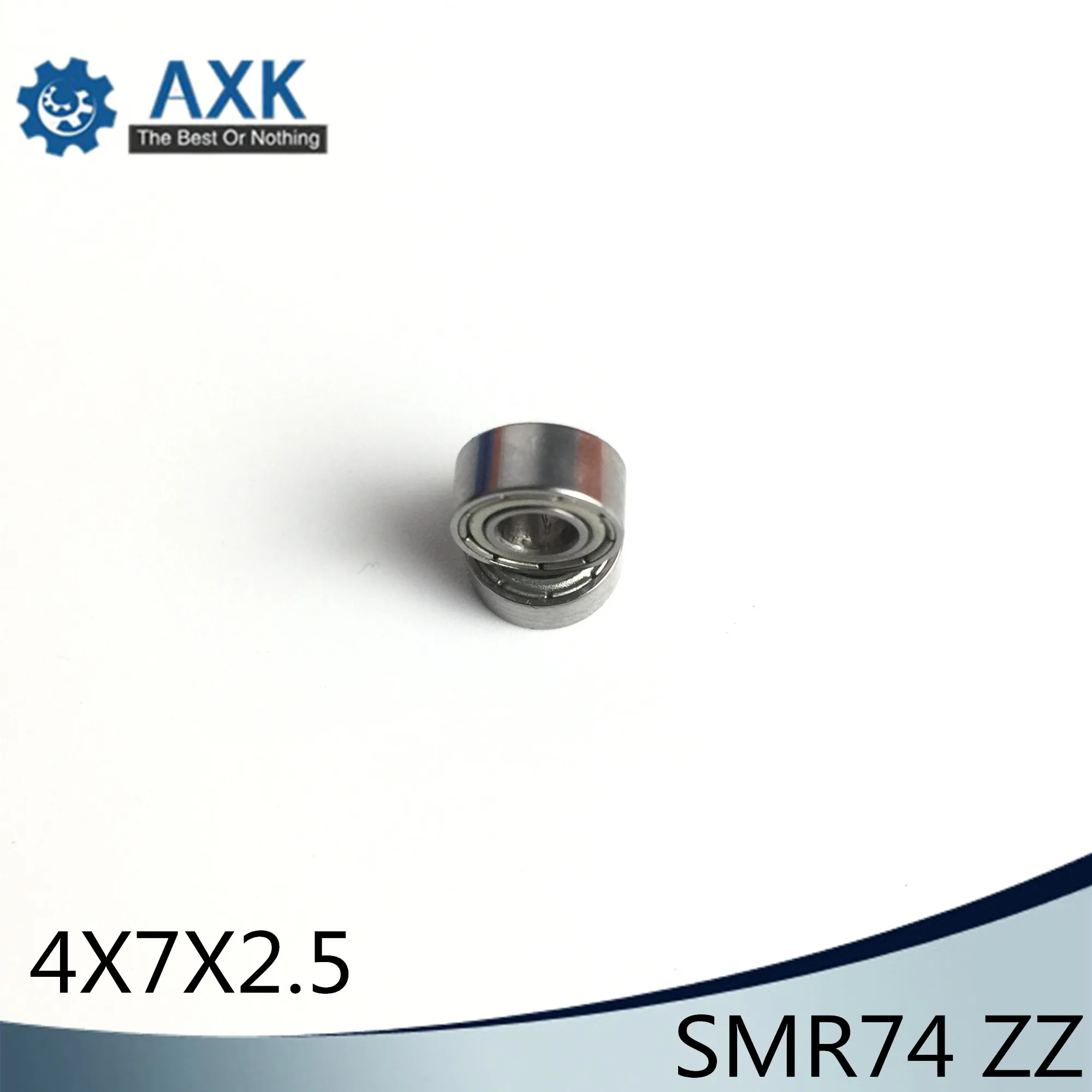 SMR74ZZ Bearing 4*7*2.5 mm ( 10PCS ) ABEC-1 Stainless Steel Ball Bearings Shielded  SMR74Z SMR74 Z ZZ