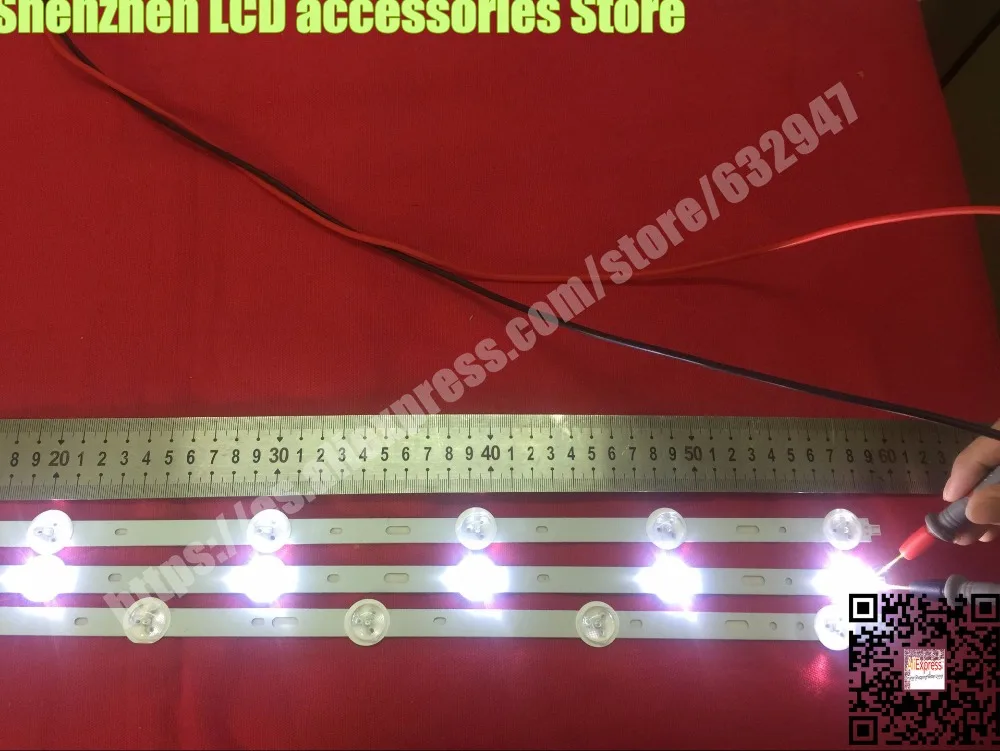 3 шт./лот для samsung 32 дюймов SVS320AD7 SVS320AD7_6LED 32 дюймов свет экрана LTA320AP33 (1 компл. = 2 шт. 7LED + 1 шт. 6LED) - изображение
