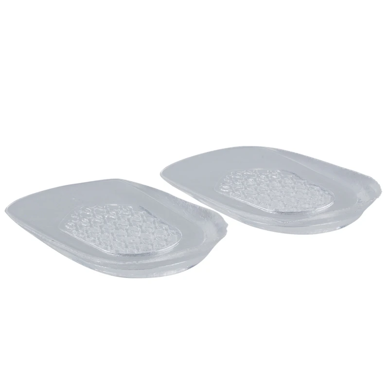 

1 Pair Silicone Gel Heel Cup Insoles Shoes Massage Massager Cushion Inserts Pads