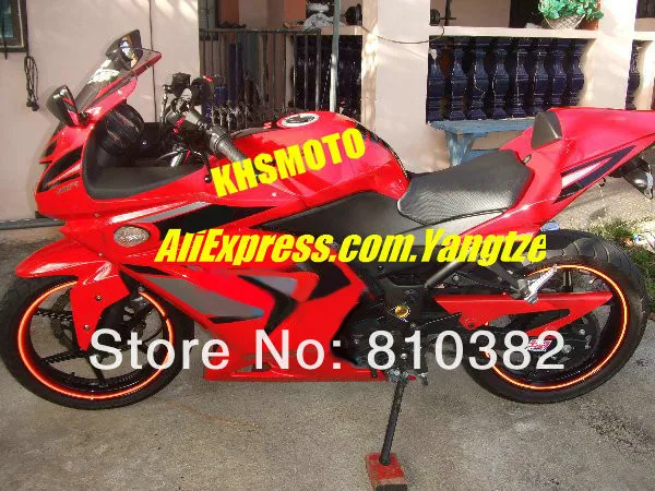 Молдинг на инжектор обтекатель для KAWASAKI Ninja ZX250R 08-12 ZX-250R 2008-2012 ZX 250R EX250 08 09 10 11 12 2008 2012 горячий красный комплект боди