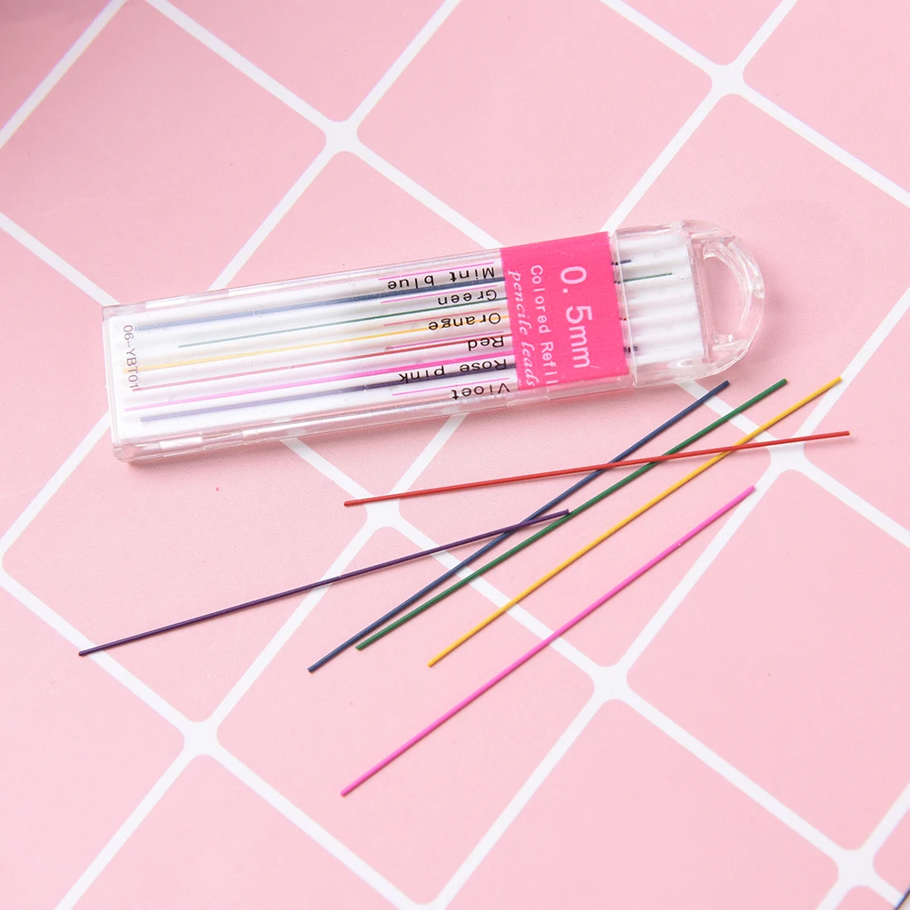 

12 Pcs/Set 0.5mm premium anti-cracking pencil refill mechanical pencil leads mechanical pencil lead
