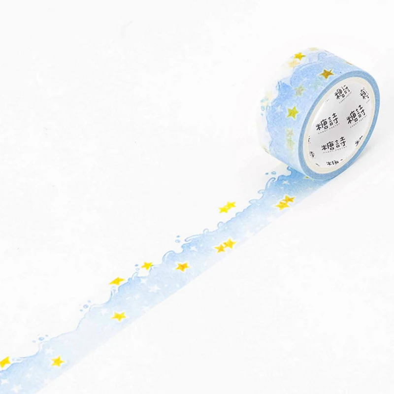 

20mm*5m cute star sea Washi Tape DIY decoration scrapbooking planner masking tape adhesive tape label sticker stationery